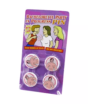 hens night party badges