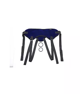 Lush Cobalt Strap On Harness