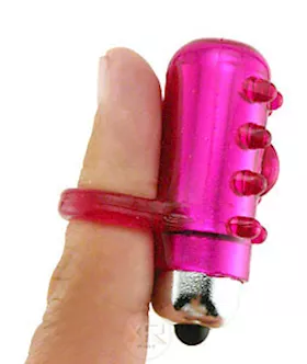 Finger Sleeve With Vibrating Bullet