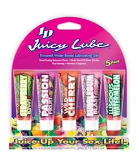 Id Juicy Lube 12g Assorted Tubes 5 Pack
