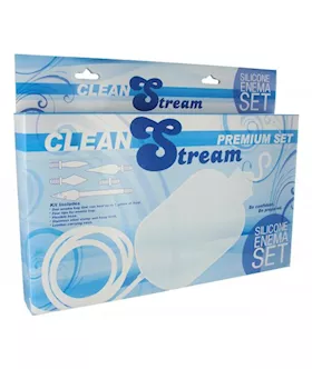 Cleanstream Premium Silicone Enema Set