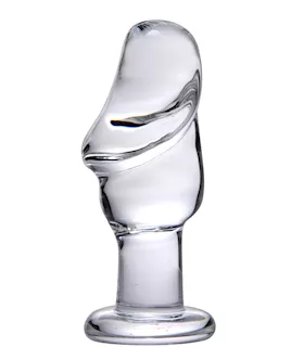 Asvini Glass Penis Anal Plug