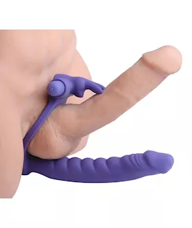 Dual Penetration Vibrating Cock Ring