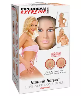 Pipedream Extreme Dollz Hannah Harper Life-size Love Doll