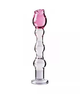 Rosebud Glass Wand
