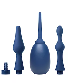 Flex Tip Silicone Attachment Kit With 8 Oz Enema Bulb