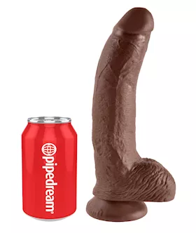 King Cock Suction Cup Dildo With Balls