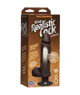 The Realistic Cock Ur3 Vibrating 8 Inch