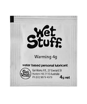 Wet Stuff Warming 4g Sachet