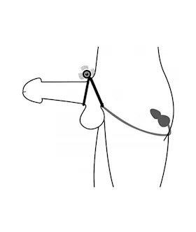 Power Cage Silicone E-stim Cock And Ball Sheath