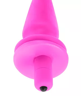 Neon Vibrating Butt Plug