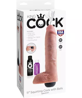 King Cock 11 Inch Squirting Cock