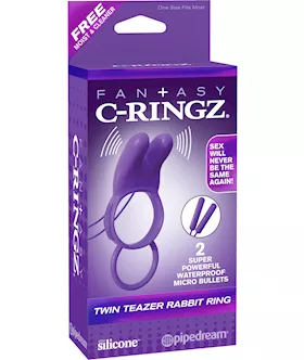 Fantasy C-ringz Twin Teazer Rabbit Ring