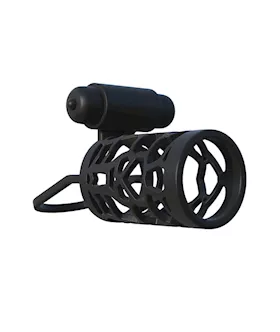 Fantasy C-ringz Thick Dick Silicone Vibrating Cage