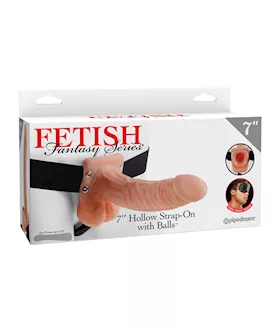 Fetish Fantasy Series 7 Inch Hollow Strap-on With Balls