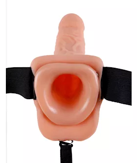 Fetish Fantasy Series 7 Inch Hollow Strap-on With Balls