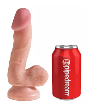 King Cock Plus 6.5 Inch Dual Density Suction Cup Dildo