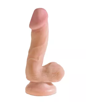 King Cock Plus 6.5 Inch Dual Density Suction Cup Dildo