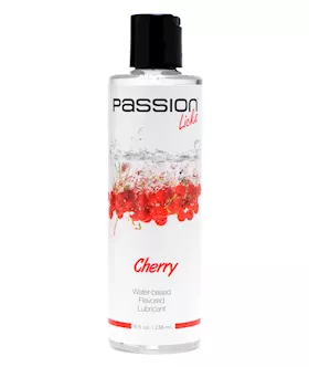 Passion Licks Cherry Water Based Flavored Lube 8 Oz