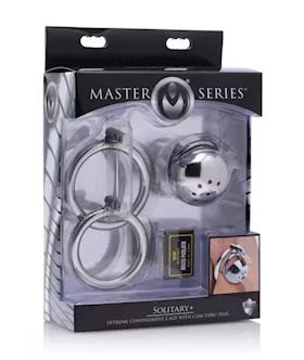 Solitary Plus Extreme Confinement Cage With Cum-thru Plug