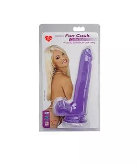 Tlc Carmens Fun Cock 7 Inch Suction Cup Dildo Jel-lee