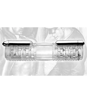 Head to Head Vibrating Sleeve