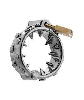 Impaler Locking CBT Ring with Spikes