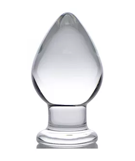 Molten Wide Glass Butt Plug