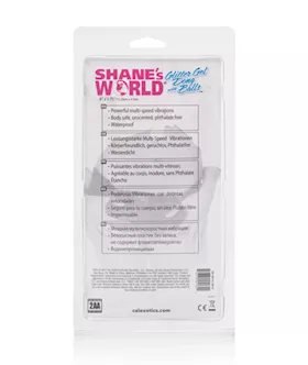 Shanes World Glitter Gel Dong With Balls