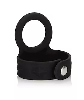 Silicone Tri-snap Scrotum Support Ring Large