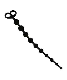 Black Pull Out Beads