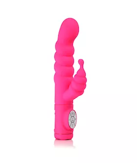 Swirl Vibrator With Clit Stem