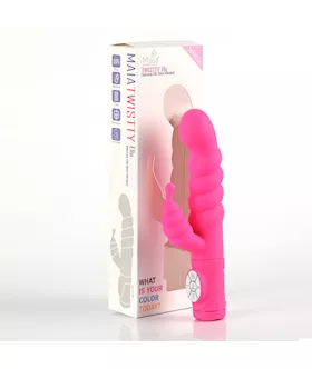 Swirl Vibrator With Clit Stem