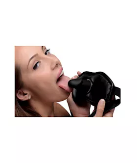 Cock Head Silicone Mouth Gag