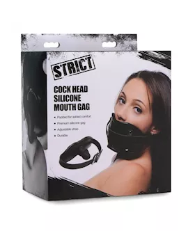 Cock Head Silicone Mouth Gag