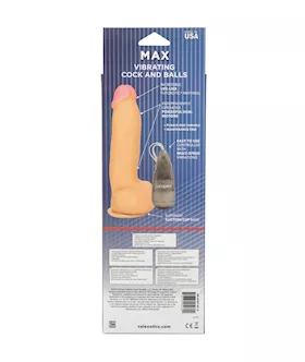 Max Vibrating Cock & Balls