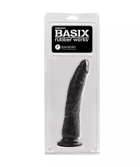 Basix Slim Dildo With Suction Cup Dildo