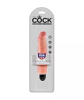 King Cock 7 In Vibrating Stiffy