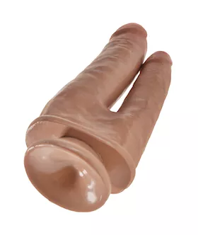 King Cock Double Penetrator Suction Cup Dildo