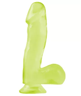 Basix 6.5 Inch Dong W Suction Glow
