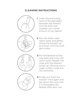 King Cock Uncut Suction Cup Dildo