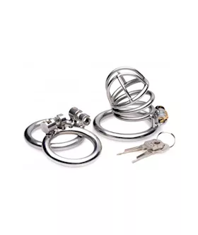 The Pen Deluxe Locking Chastity Cage