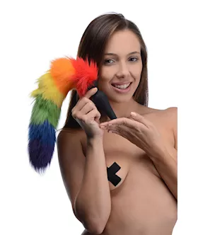 Rainbow Tail Silicone Anal Plug