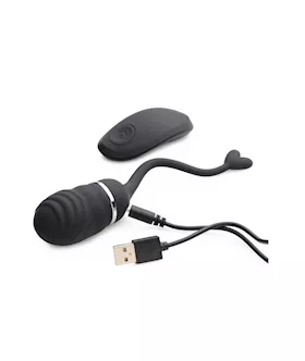 O-bomb Rechargeable Remote Silicone Vibe