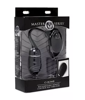 O-bomb Rechargeable Remote Silicone Vibe