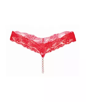 Amore Lacy Pearl Thong