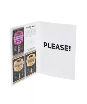 Naughty Notes Greeting Card Lick Me... Please!