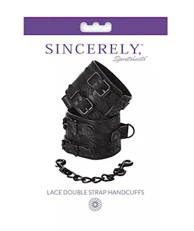 Sincerely Lace Double Strap Handcuffs