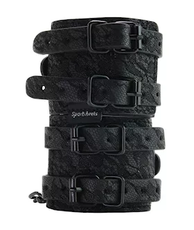 Sincerely Lace Double Strap Handcuffs