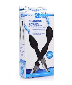 Premium Silicone Enema Attachment Set